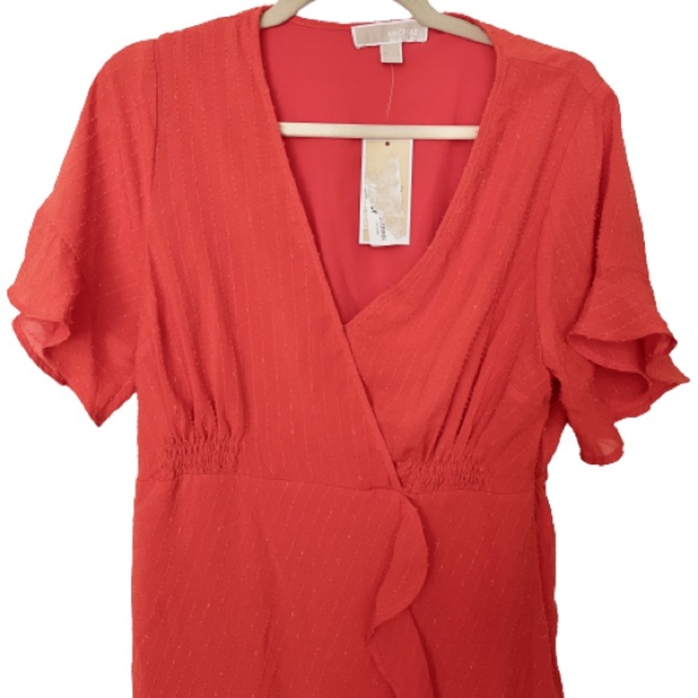 MICHAEL Michael Kors Faux Wrap Mini Dress - Picture 6 of 9